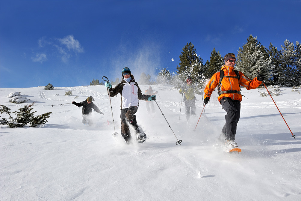 village vacances sport egat raquettes a neige